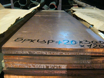 Бронзовая полоса БрХЦр